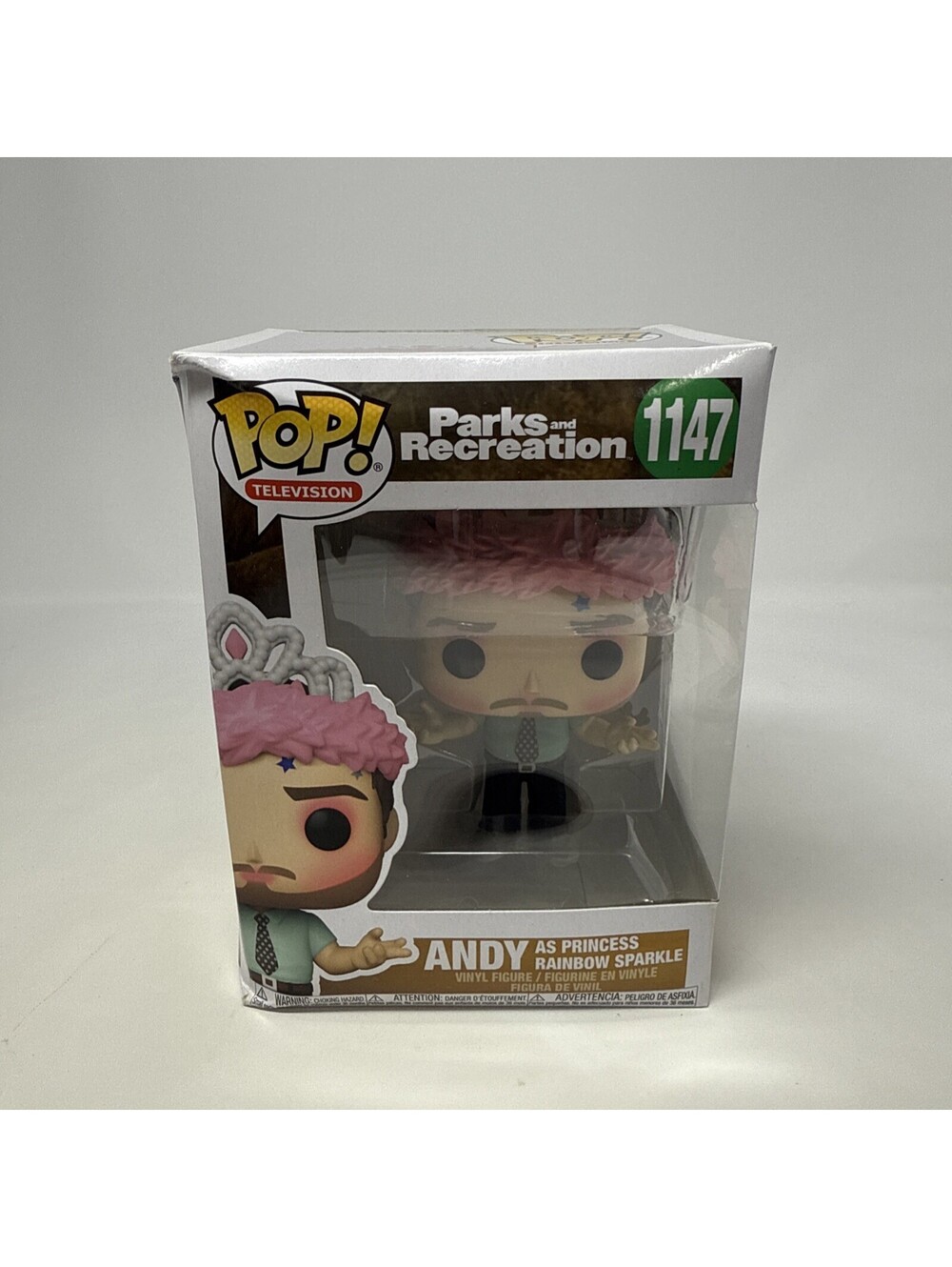 Funko POP! Parks & Recreation - Andy as Princess Rainbow Sparkles #1147